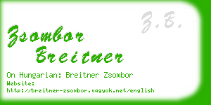 zsombor breitner business card